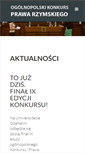 Mobile Screenshot of konkursprawarzymskiego.pl